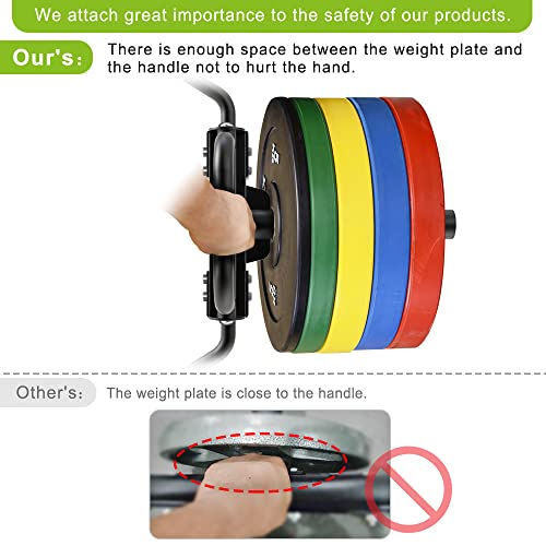 Kipika Olympic Trap Hex Bar With Folding Handles - 500 Lb Capacity Deadlift Bar