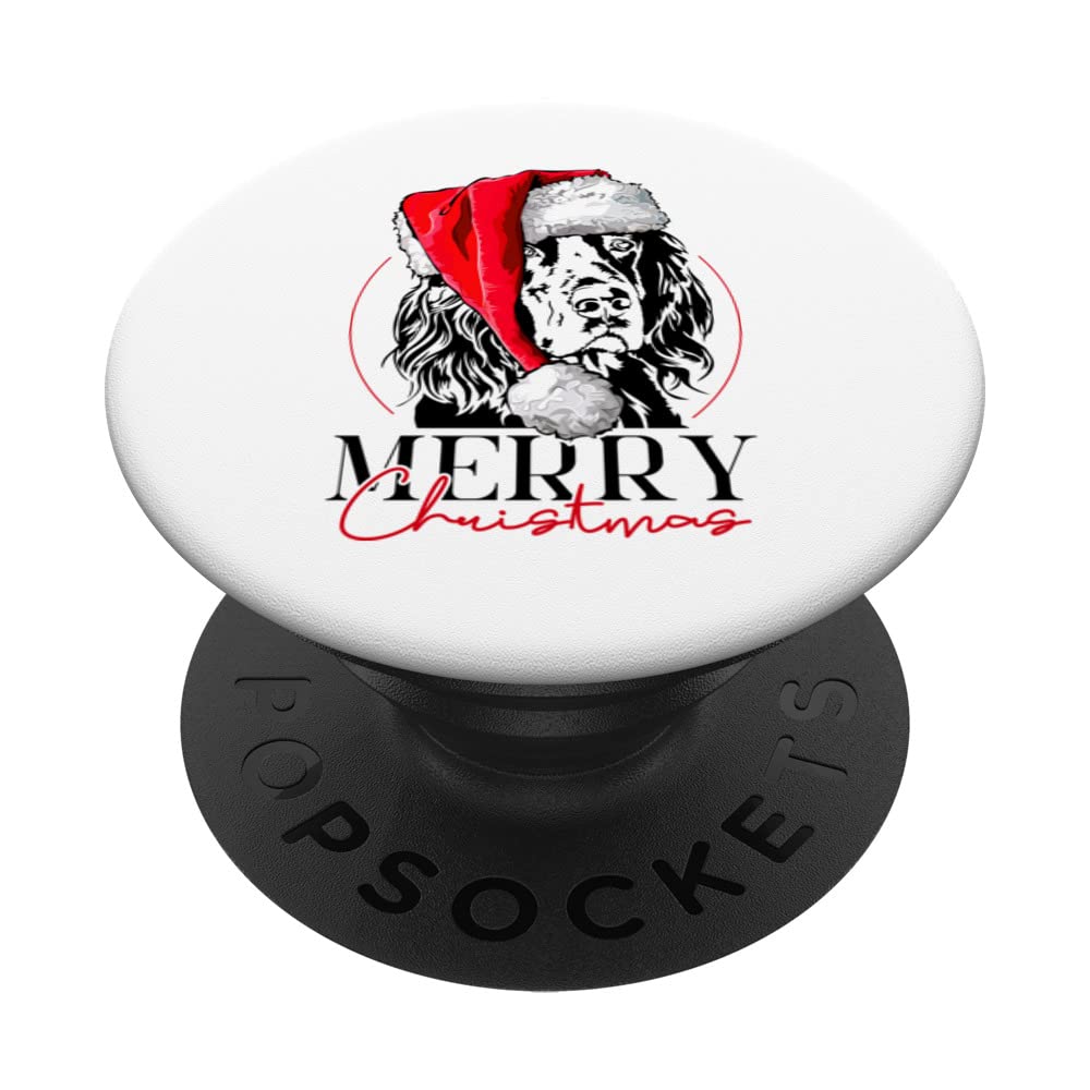 Funny Santa Gordon Setter Merry Christmas dog mom dog PopSockets Swappable PopGrip