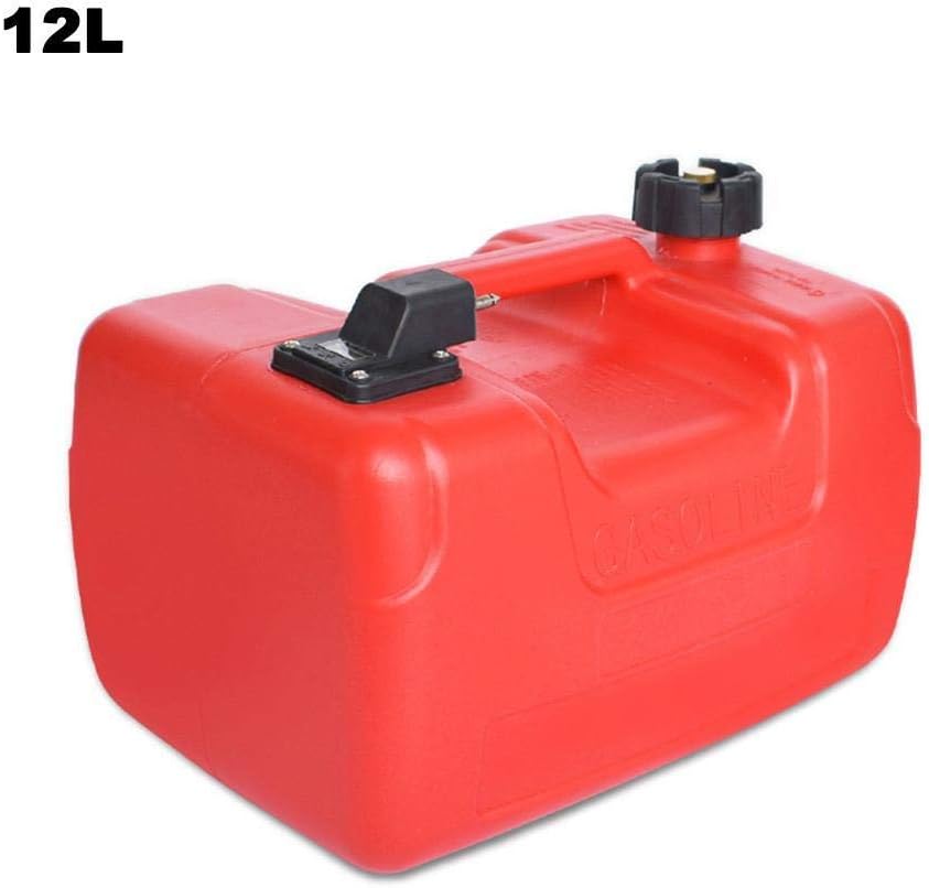 Littlefall 12L/24L Portable Fuel Tanks Anti-Static Outboard Engine Fuel Tank Gas Tank Compatible for Boat Sea Yum Yamaha Hangkai Outboard Parts