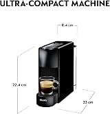 Nespresso Essenza Mini XN110840 Krups Coffee Machine Piano Black view 3