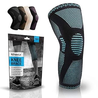 POWERLIX Knee Compression Sleeve: Optimal Support and Pain Relief for Active Lifestyles