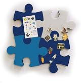 Beser Lee 4 Pcs Felt Bulletin Cork Board Tiles Puzzle Shape Wall Stickers view 5