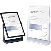 ECKEK ABS Plastic Sign Holder, Menu Displays T Shape Sign Stand, Rotating Display Stand for Ads, Menu, Photos, Business Card (Black A5 148×210mm/ 5.83×8.27 inches)