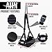 Airplane Footrest Made with Premium Memory Foam, Airplane Travel Accessories, Footrest Hammock, Portable Foot Rest Used in Office/Plane/Home, Hammock Leg Rest Adjustable Height
