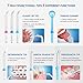 Water Flosser, ELLESYE 600ml Oral Irrigator with 7 Multifunctional Jet Tips, 3 Min Timer, Dental Water Flosser for Braces Care & Teeth Cleaning, Quiet Design Family Dental Flosser for Adults & Kid Use