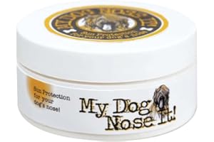 My Dog Nose It Moisturizing Sun Protection Balm for Dogs Noses - Protect Your Dog from Harmful UVA/UVB Rays (2.75oz)
