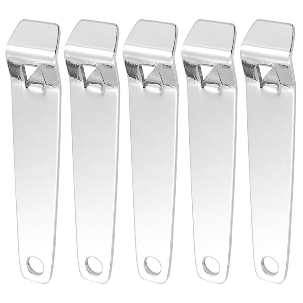 GRIRIW 5pcs Stainless Steel Mini Vial Openers Reusable Bottle Breakers with Hanging for Healthcare Professionals Easy Storage and Portable Use