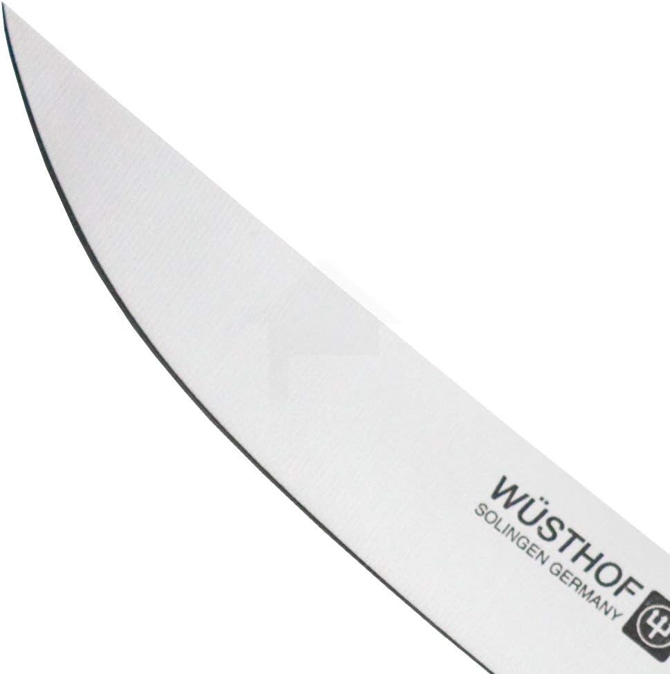 WÜSTHOF Gourmet Six 6-Piece German Precise Laser Cut High Carbon Stainless Steel Kitchen Steak Knife Set – Model 9728: Wusthof Steak Knives: Kitchen & Dining