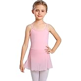 Lanbodance Girls Ballet Dance Camisole Leotards Skirt Ballerina Ballet Outfit Dresses
