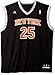 NBA New York Knicks Derrick Rose #25 Chevron Fashion Replica Jersey, Black, XX-Large