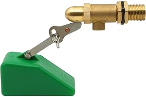 MUDUOBAN Float Valve,1/2 Inch Water Float Valve, Automatic Fill and Shut Off Float Ball Valve with Adjustable Arm for Pool,Pond, Water Trough, Automatic Water System,Fountain