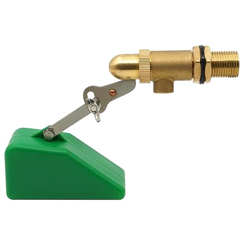 PAUQRWIE Float Valve 1/2 Inch Brass Float Ball Valve Adjustable Arm For Livestock Water Trough - View #7