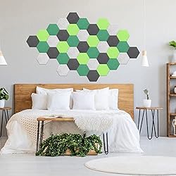 JBER Hexagon Acoustic Panels Beveled Edge Sound