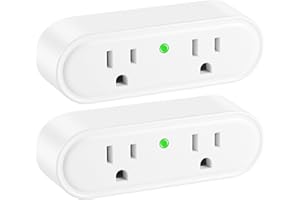 MAKEVIVI Thermostatically Controlled Outlet 2 Pack – Automatically Turns On at 32°F and Off at 50°F, Safe & Energy-Saving Thermo Cube for Chicken Water Heater, Pet Bowl, Bird Bath, and Roof Deicer