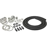 Derale 15748 Engine Oil Filter Relocation Kit , Silver