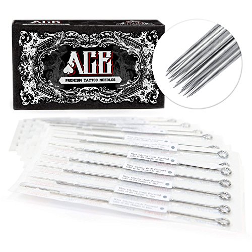 ACE Needles 50 pcs. 13 Round Shader Pre-Made Sterile Tattoo Needles - 13RS - Thumbnail 6