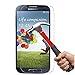 TANTEK [3-Pack Screen Protector for Samsung Galaxy S4,Tempered Glass Film,Ultra Clear,Anti Scratch,Bubble Free,Case Friendly