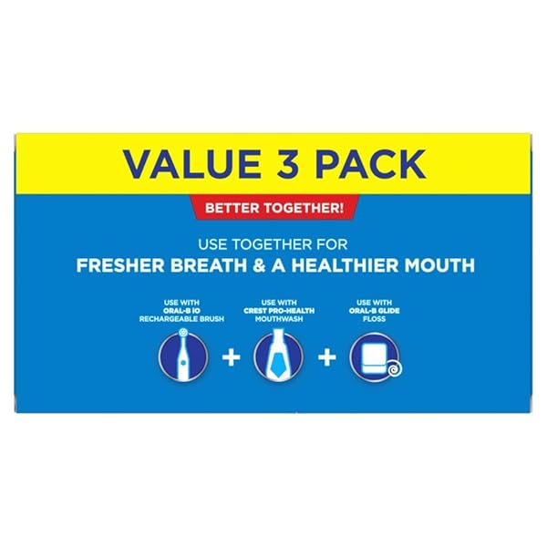 CREST COMPLETE WHITENING + SCOPE, LONG LASTING MINT TOOTHPASTE, TRIPLE PACK (3 COUNT OF 5.4 OZ TUBES), 16.2 OZ