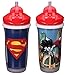 Playtex Sipsters Stage 3 Super Friends Straw Sippy Cups for Boys - 9 Ounce - 2 Count, Blue