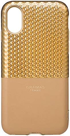 Amazon Com Gramas Fhc gld Hex Hybrid Case For Iphone X Gold