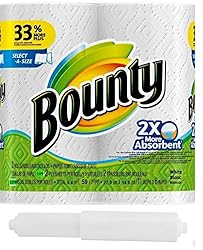 See Bounty Select-A-Size, 2 x More Absorbent Paper Towels Roll, 11 x 5.9-Inches, White (262 Sheets) Details