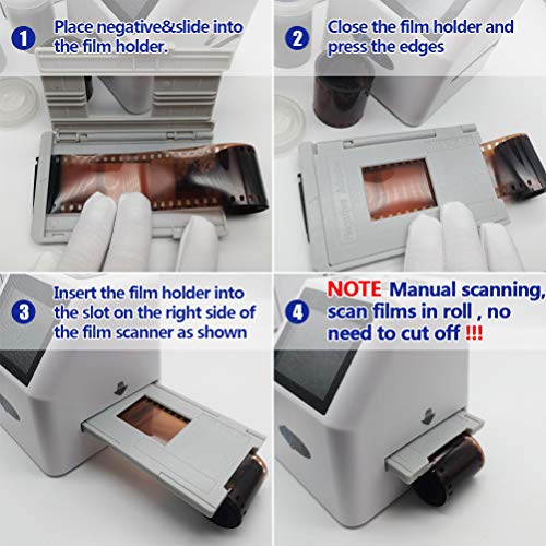 Film Negative Scanner 22 MP 110 135 126KPK Super 8 Negative Photo Scanner 35mm Slide Film