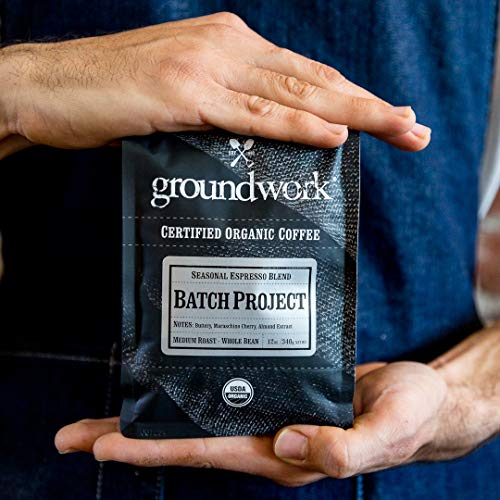 Groundwork Organic Whole Bean Medium Roast Coffee, Batch Project