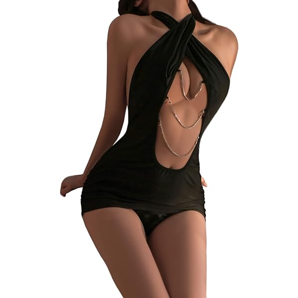 Amazon.com: Elegant Moments SLIP STYLE FISHNET MINI DRESS. - ONE SIZE -  BLACK: Adult Exotic Dresses: Clothing, Shoes & Jewelry