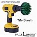 Green Power Brush Tile Scrubbing Rotary Scrub Drillbrush