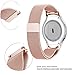 Gear S2 Bands Cbin Stainless Steel Metal Magnetic Milanese Mesh Loop Replacement Strap Wrist Band With Adapters For Samsung Gear S2 Smart Watch Rose Gold