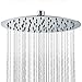 SR SUN RISE 11.8 Inches Rain Shower Head 304 Stainless Steel High Pressure Rainfall Showerhead Chrome Finished Ultra Thin Water Saving