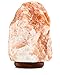 Salt Lamp Imports Natural Pink Himalayan Salt Rock Crystal Lamp 11 to 17 lbs with Wooden Base, Cord, and Bulb