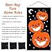 JINSEY Halloween Pumpkin Bean Bag Toss Games with 3 Bean Bags, Halloween Games for Kids Party Decoration (Pumpkin Bean)