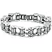 New Men's Titanium Stainless Steel Bracelet Harley Bike Chain Design Pain Relief Sporting