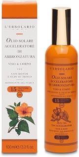 L'Erbolario Oil Solar Accelerator Tan Face Body SPF 15 100 ML view 1