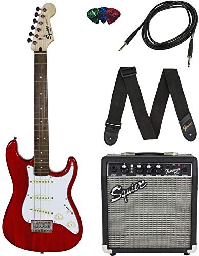1 Fender+Stratocaster+Transparent+Frontman+Instructional