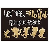 Allenjoy 7x5ft Jungle Safari Wild one King Backdrop 1st Birthday Party Decor Event Decorations Let The Wild Rumpus Start Photo Booth Background Supplies Photo Studio Props Pictures Drop Baby Shower