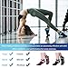 Muezna Non Slip Yoga Socks for Women, Anti-Skid Pilates, Barre, Bikram Fitness Socks with Grips, Size 5-10 (3 Pack: (Black/Navy/Burgundy)+Two-color Grips)thumb 2