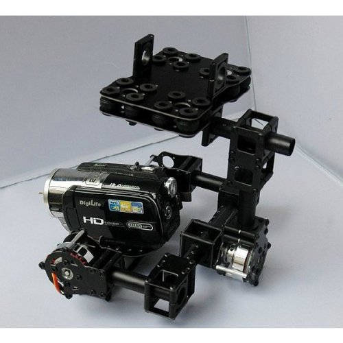 NEEWER FPV 2 Axis Glass Fiber Brushless Camera Gimbal mount for Sony 5N/7N/GH2 ILDC
