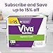 Viva Signature Cloth Choose-A-Sheet Paper Towels, Soft & Strong Paper Towels for Ultimate Clean, White, 6 Big Rolls (Equal to 9 Regular Rolls)