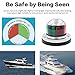 Acelane Boat LED Navigation Lights, Marine Red and Green Sidelights Sailing Signal Lights Bow Lights Stainless Steel 12V IP65 Waterproof for Boating Fishing Yacht, Pontoons, Chandlery Boat, Skeeter