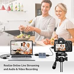 Capture Card 1080p 60fps, 4K HDMI Video Game