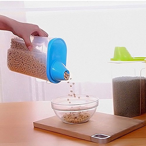 Amapower 1.9L Creative New Kitchen Food Cereal Grain Bean Rice Household Storage Container Box