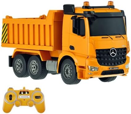 Amazon 働く車シリーズ 本物のように動く １ ２０ラジコンカー メルセデスベンツ ダンプトラック ラジコン ドローン 通販