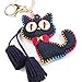 NIKANG Cat Kitty Key Ring Key Chain Key Holder With Tassles Bag Accessories Fashion Item