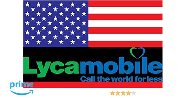 Amazon Com Prepaid Sim Card Usa Puerto Rico Lycamobile 5 Gb