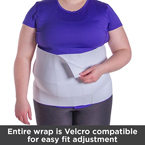 BraceAbility Ultra Plus Size Abdominal Tummy Wrap Compression Girdle