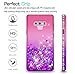 Note 9 Glitter Case with 3D PET Screen Protector [2 Pack] for Girls Women,LeYi Bling Liquid Quicksand TPU Protective Phone Case for Samsung Galaxy Note 9 Note9 (Pink/Purple)