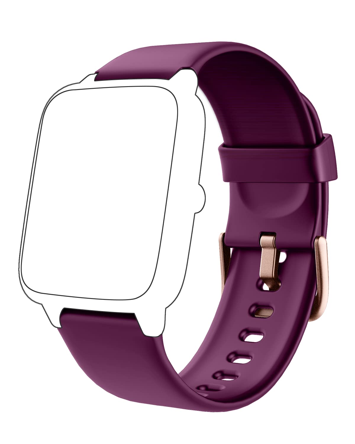 GRV Replacement Strap Band for Smart Watch FC1 (Purple)