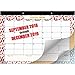Goodtimes Desk Calendar | Wall Calendar 2018-2019 | Monthly Planner Runs from September 2018 – December 2019 | 17”X11.4” | Hanging Wall Calendars Thick Paper | Desk Pad Calendar Family & Office